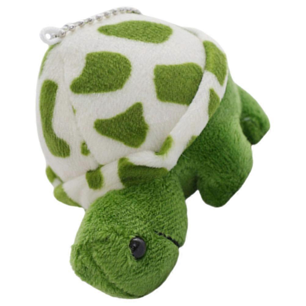 Stuffed Tortoise Hanging Charm Plush Tortoise Key Chain Cute Bag Accessory Green 1Pack