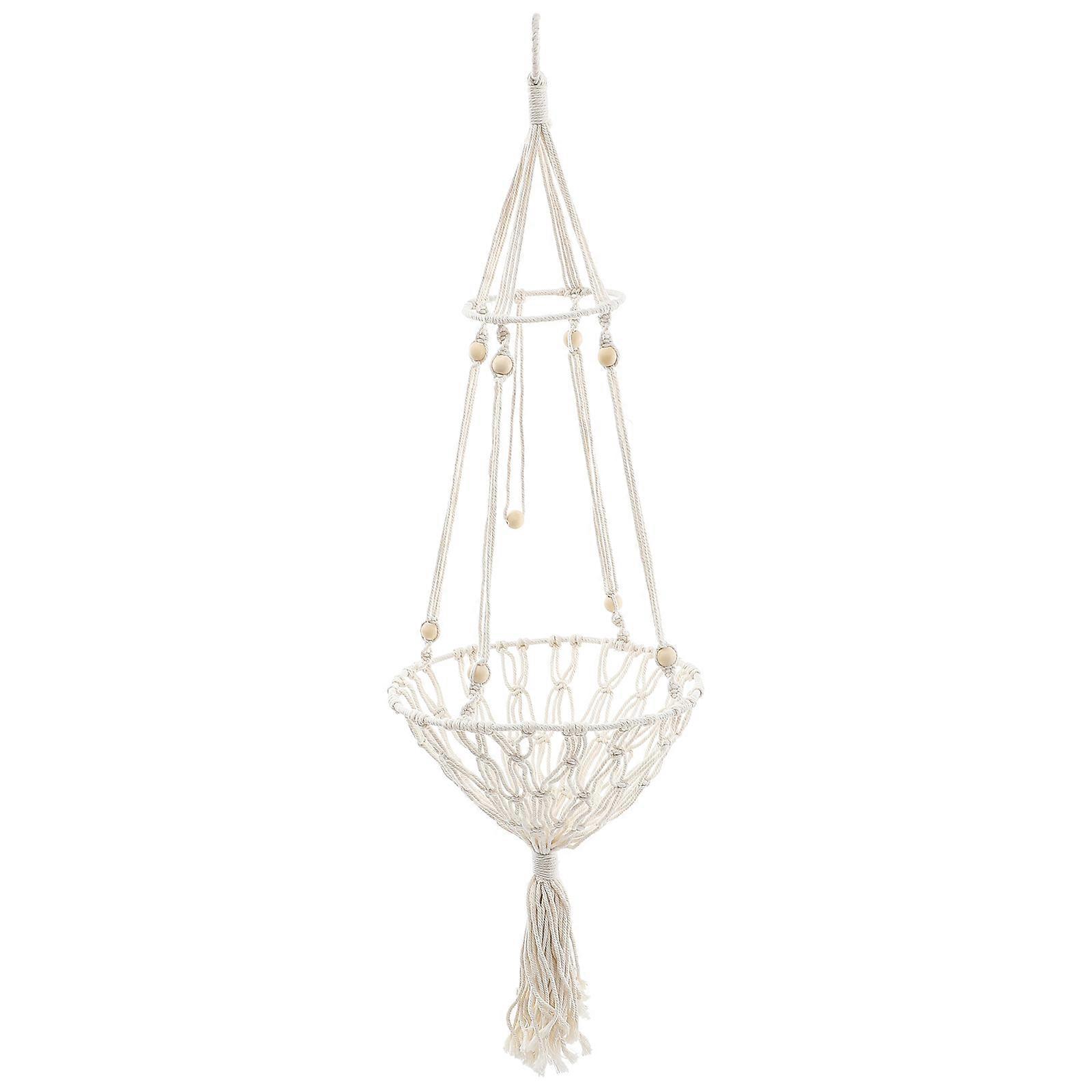 Macrame Cat Hammock Bohemian Style Sleeping Bed For Pet Lovers Size 85X30X30CM 1Set