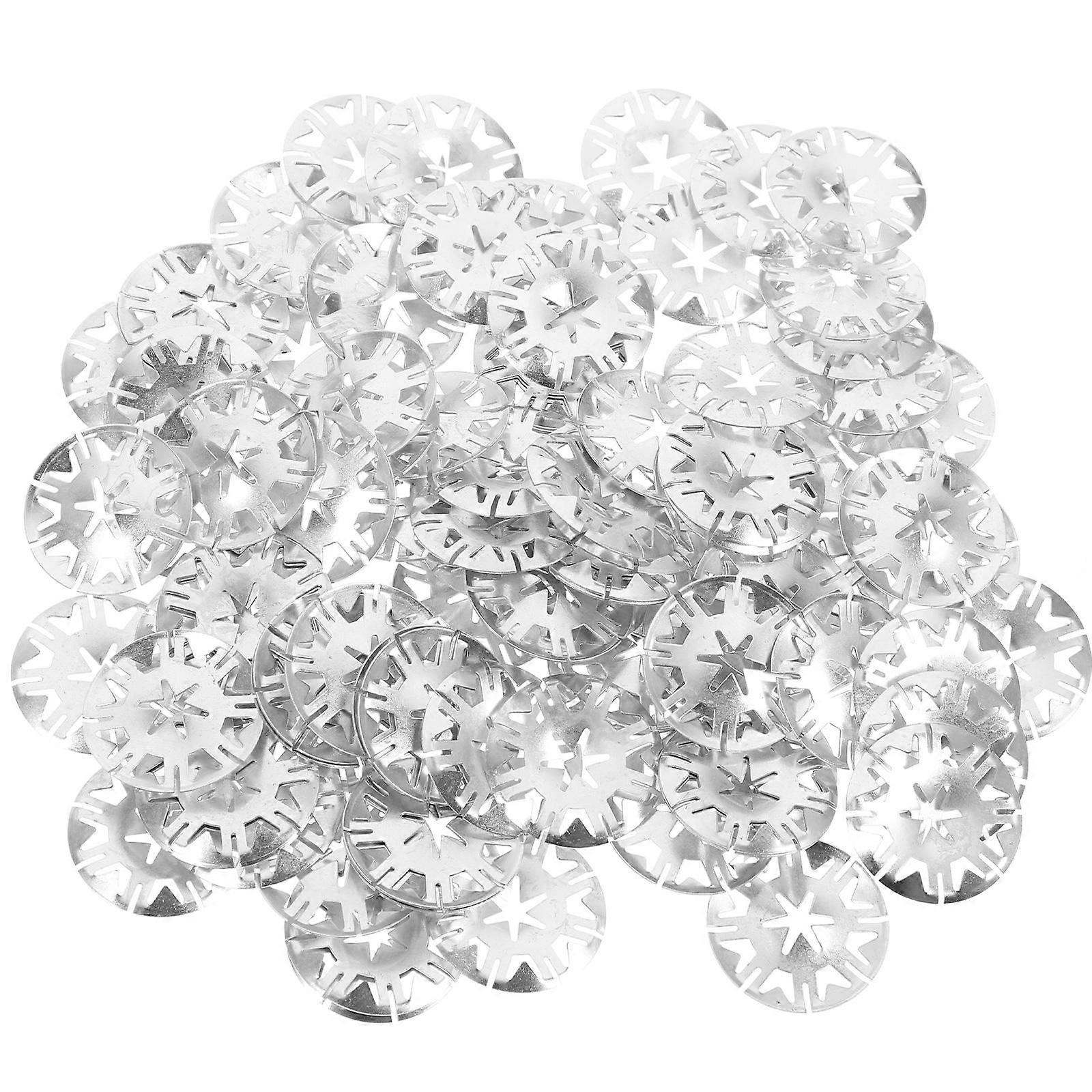 Silver Iron Internal Tooth Washers for Car Use 100pcs Kit with Excellent Durability and Practicality