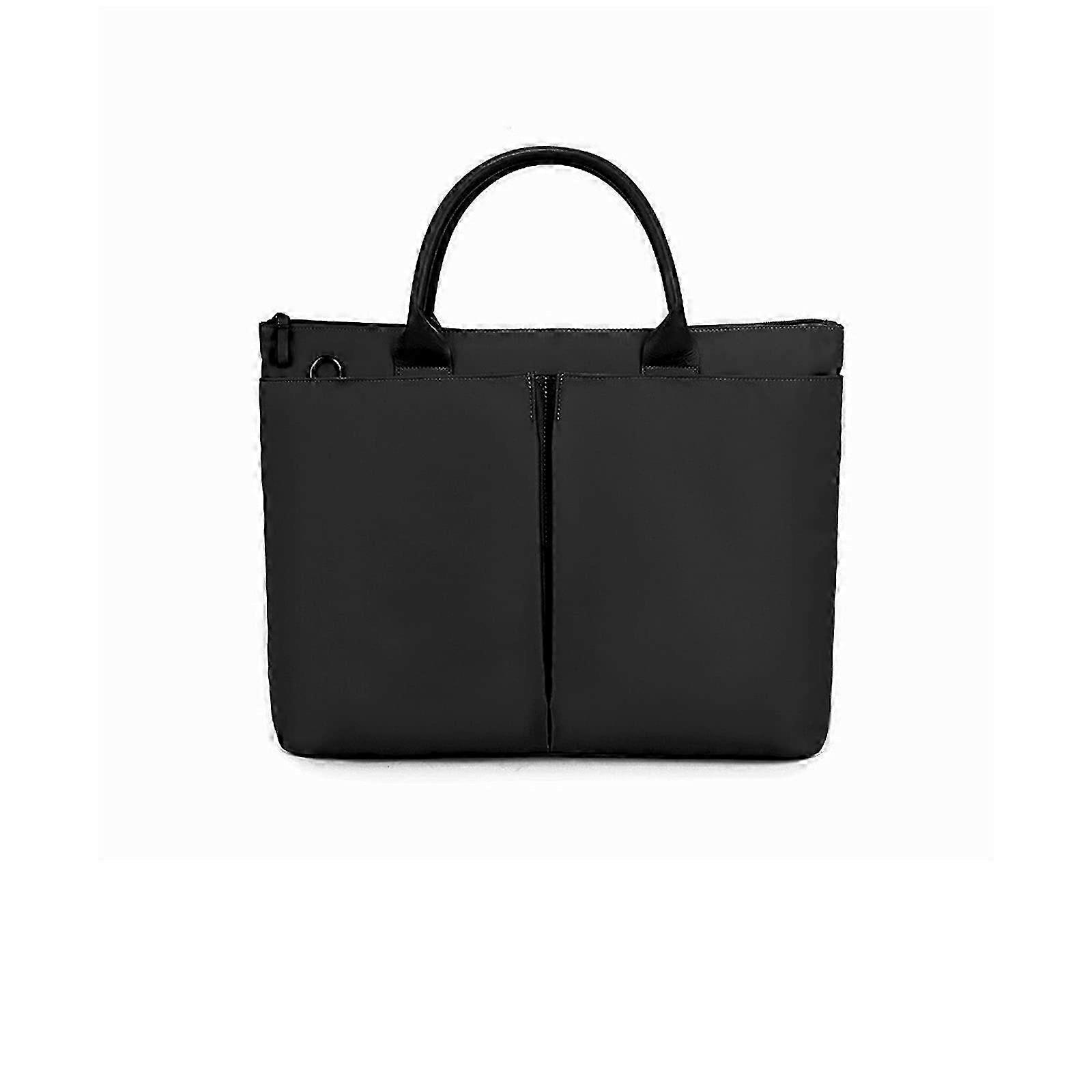 حقيبة كمبيوتر محمول حقيبة ، حقيبة كمبيوتر محمول أحادية الكتف مقاس 15 بوصة للجنسين (أسود ، 14 بوصة) 2025