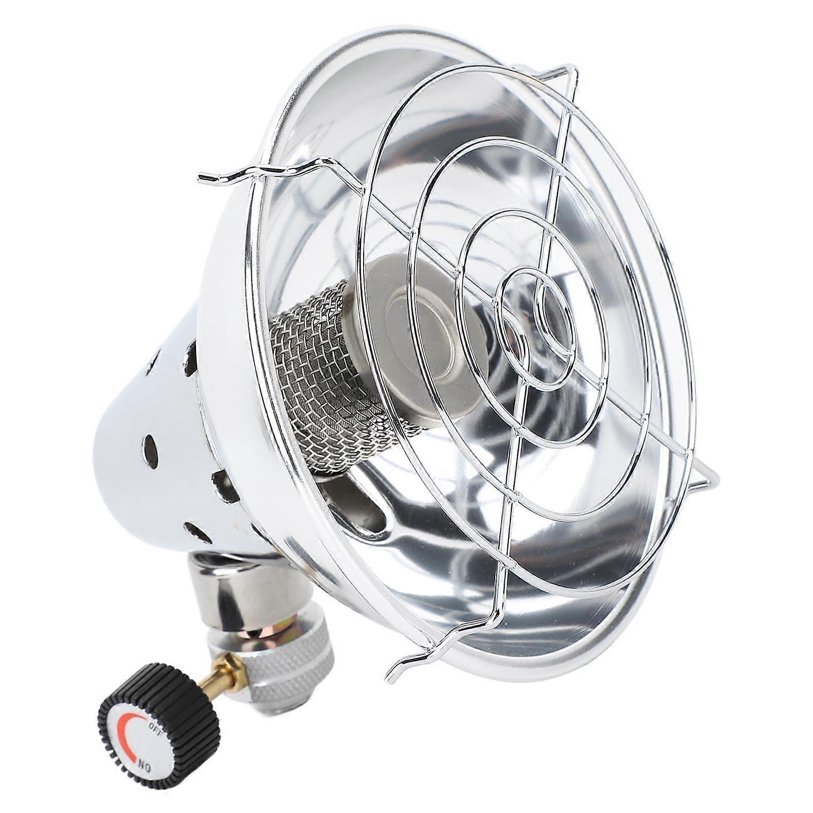 Gas Heater Portable Mini Tank With Safety Valve, Quick Heating, Adjustable Firepower For Camping, Barbecue, Fishing