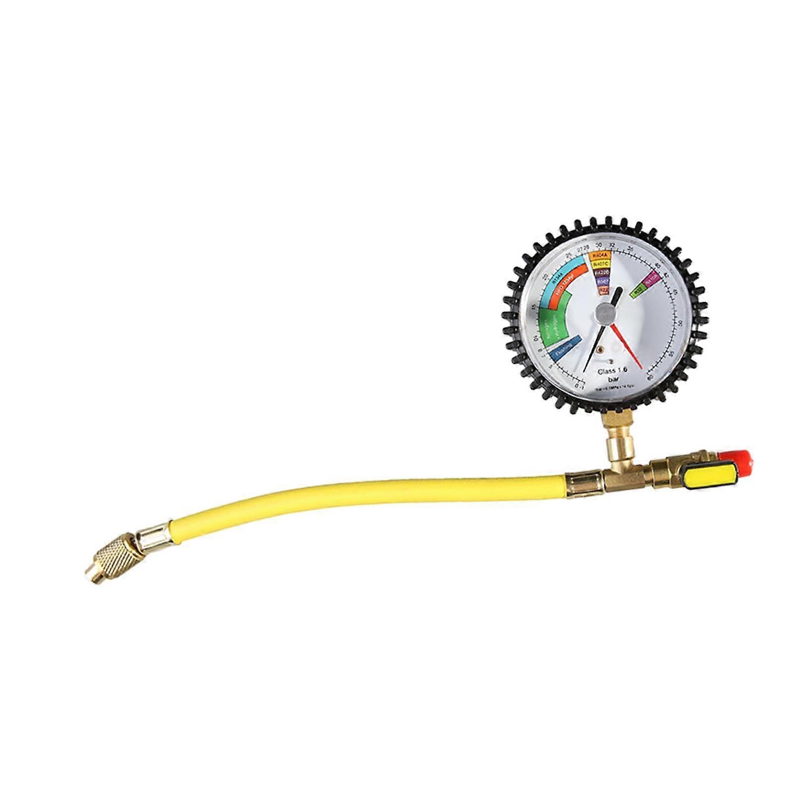 Nitrogen Pressure Tester Gauge 3.54 Inch with Regulator for Central Air Conditioning Systems