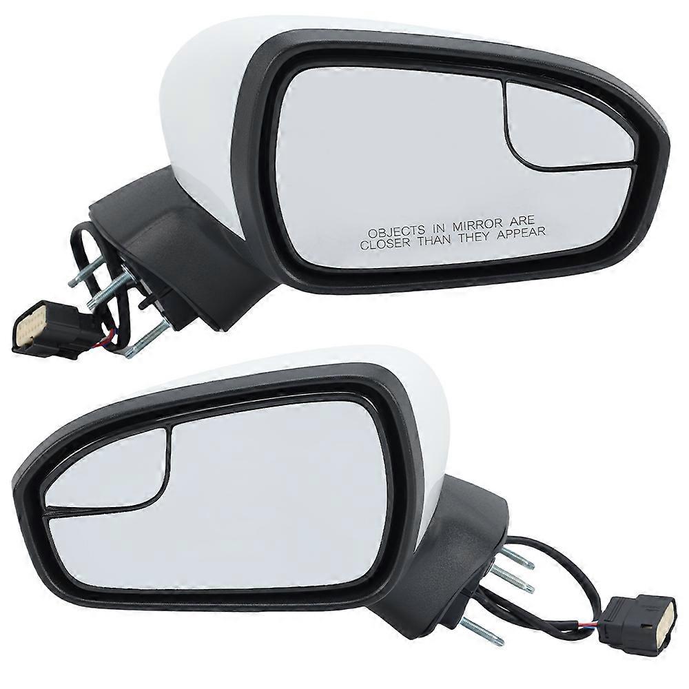Applies to 3 Pin Side Mirror Assembly For Ford Fusion 2015-2022 US Version White Large And Small Mirror Plug-In Door Mirror Car Accessories