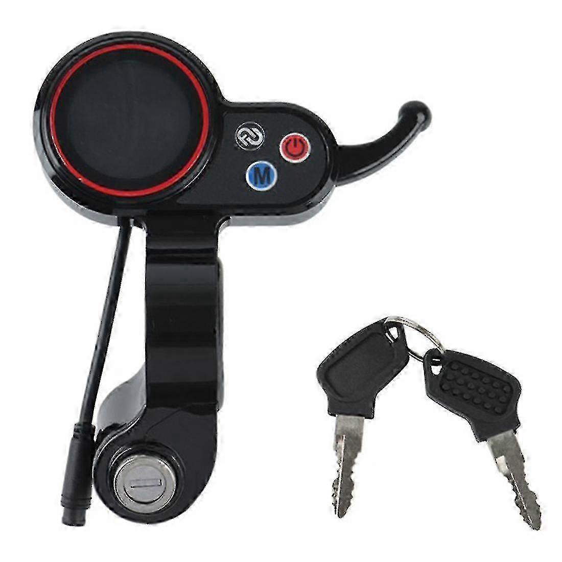 Elektrický skúter 48V LCD prístrojový displej s kľúčom pre model Njax-t
