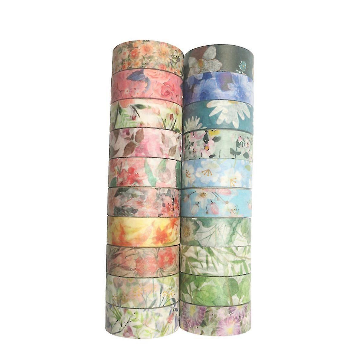 No Residue Washi Tape For Journaling Supplies, Repositionable Craft Tapes For DIY Crafts, Decorative Washi Tape For Gift Wrapping