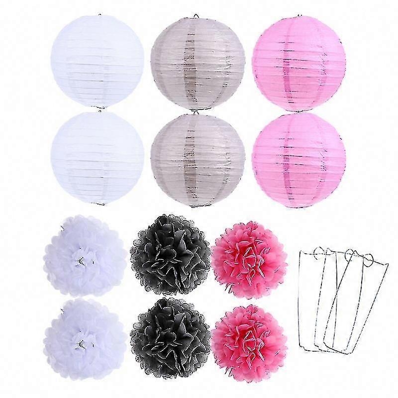 12pcs Paper Lanterns for Party Decorations
