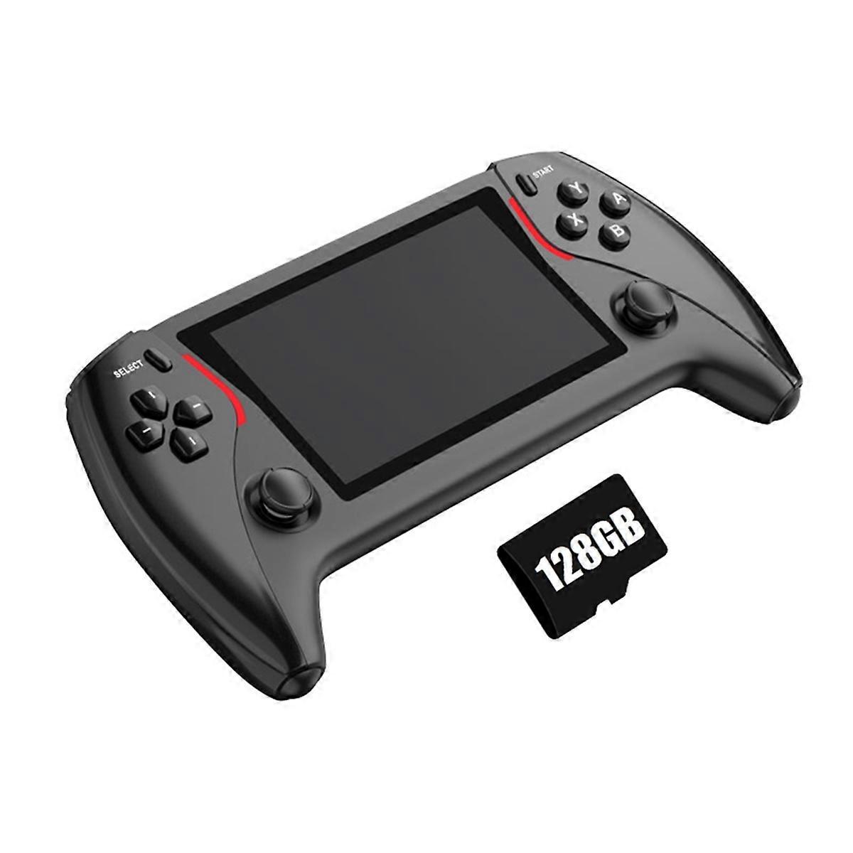 PROJECT X PRO Handheld Video Game Console 128G+20000 Games 4.3-Inch Display 3D Stereo Sound Support