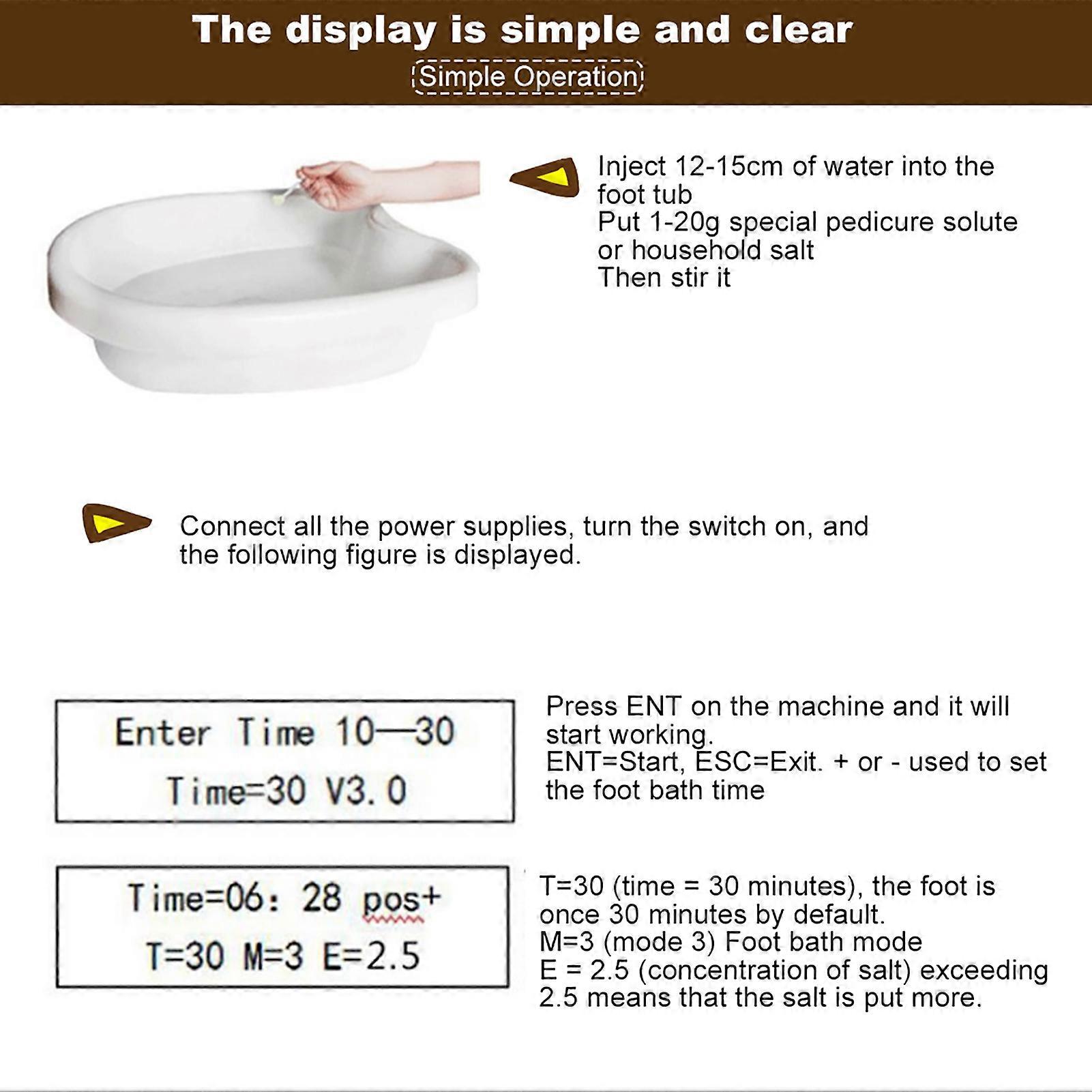 Multi Function Negative Ion Hydrogen Molecule Footbath Spa Detox Health Care Machine