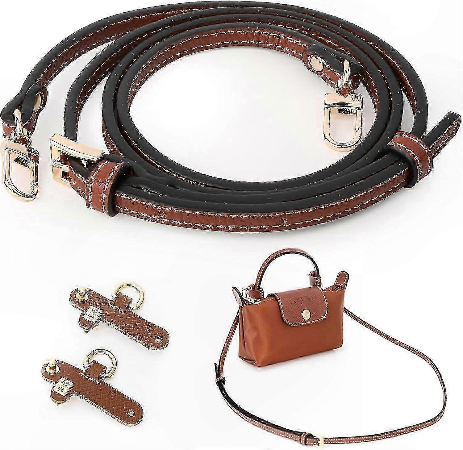 Adjustable Shoulder Strap with 2 Adapters for Handbags & Totes Replacement