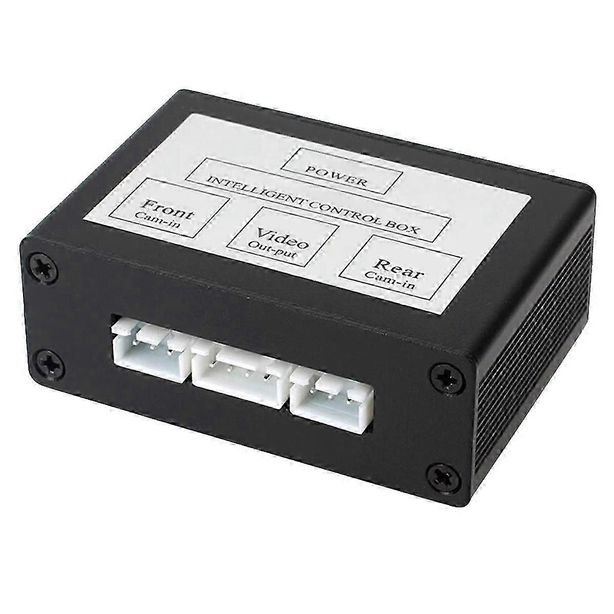 Car Parking Camera Video Control System Channel Converter Front and Rear View 2-Way Control Box with Manual Switch