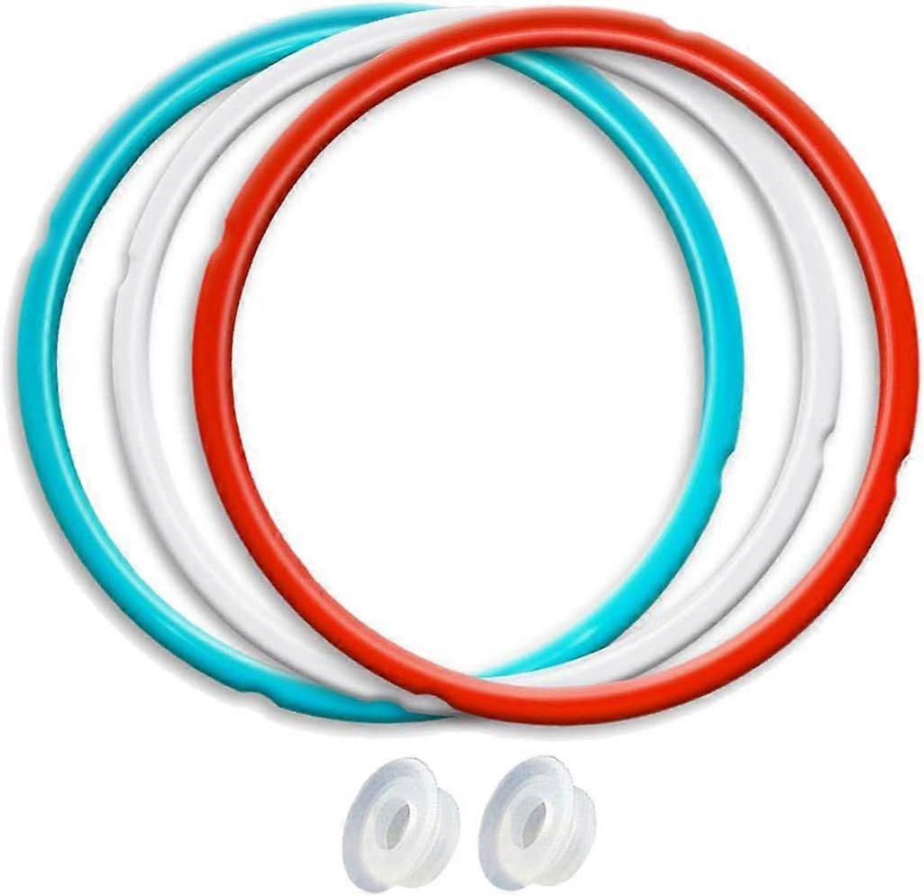 Premium Silicone Sealing Ring 3-Pack for  8Qt - Dishwasher Safe Food-Grade