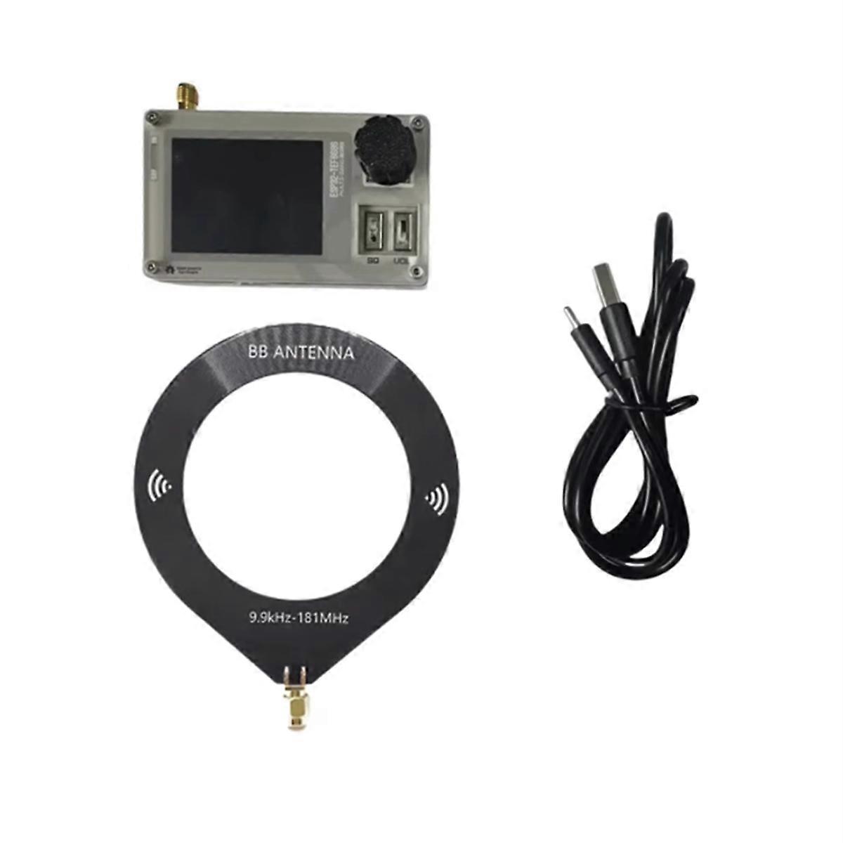 Mini TEF6686 Radio ESP32 Full Band Radio Receiver with FM/LW/MW/SW Bands 2.0 Inch IPS Display