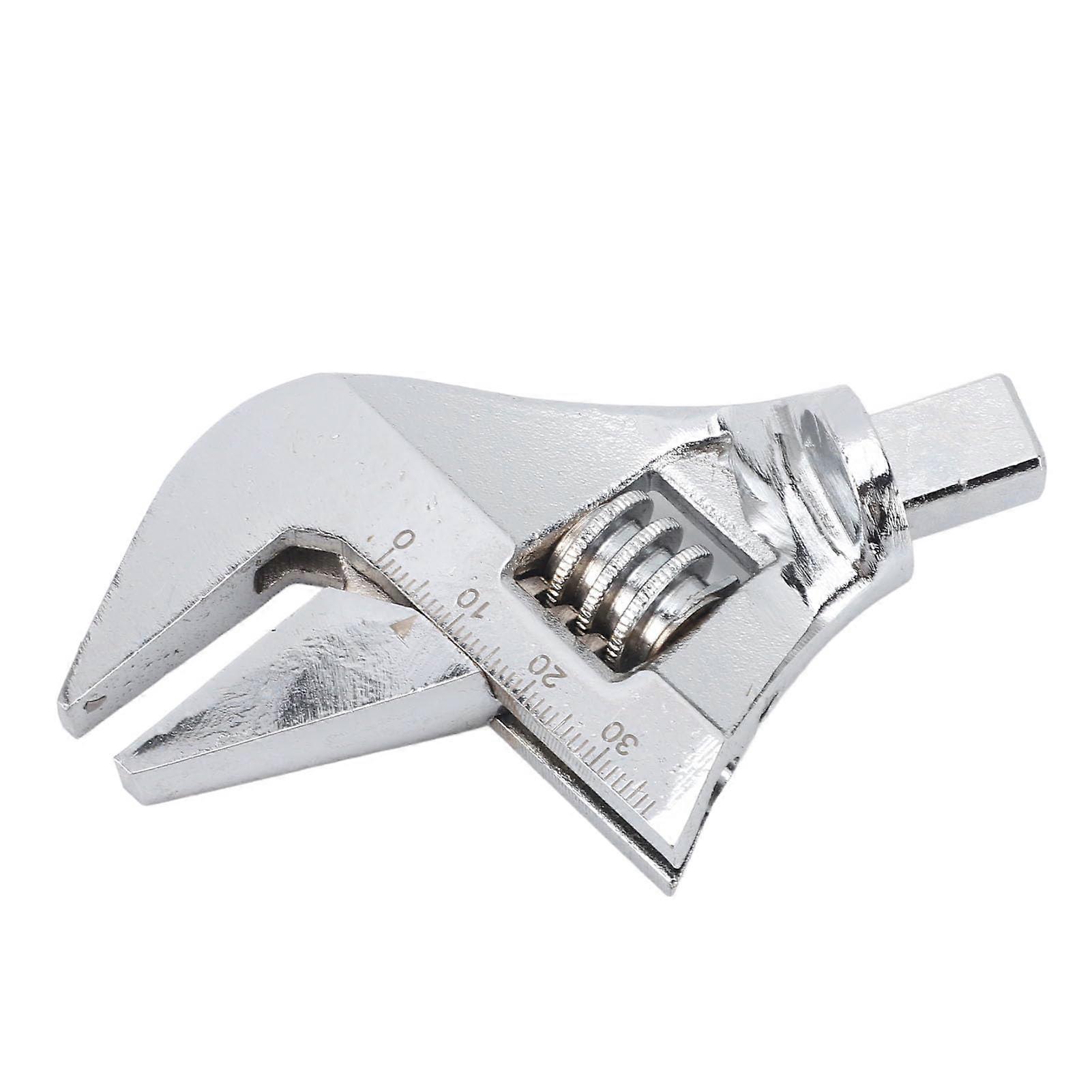 Adjustable Wrench Head, Torsion Wrench Head, CRV Material, 9x12 Convex Square Interface Industrial Grade, 037 mm Range