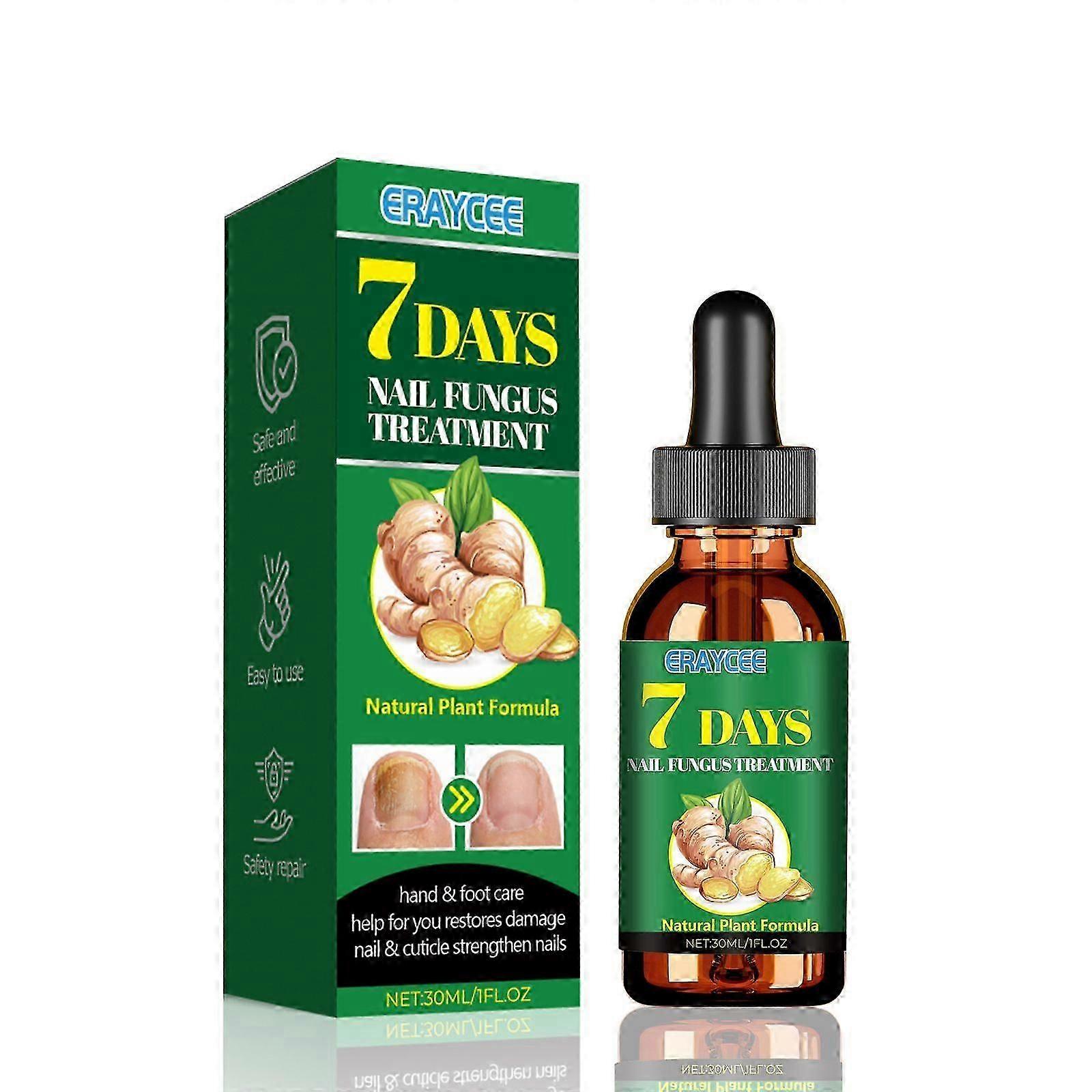 Ginger Nail Treatment - Nail Growth Serum & Cuticle Care Oil, 7-Day Nail Repair & Strengthener, Nourishing Nail Nutrient Oil for Healthier, Stronger N