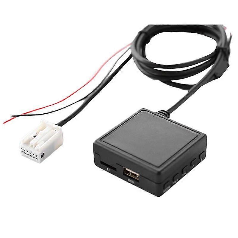 Car Bluetooth 5.0 AUX Cable Adapter TF USB Fit for 207 307 407