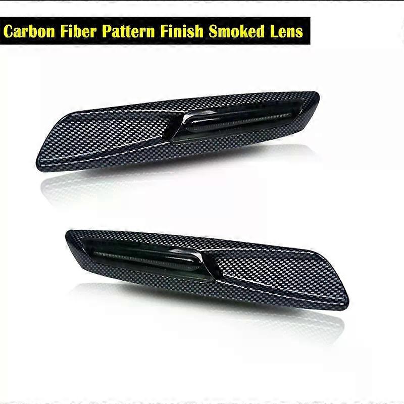 iJDM For BMW 1 3 5 Series F30/E90/E91/E92/E93/E46 E60/E61 Amber LED Car Front Side Marker Lights Turn Signal Lights F10 Style