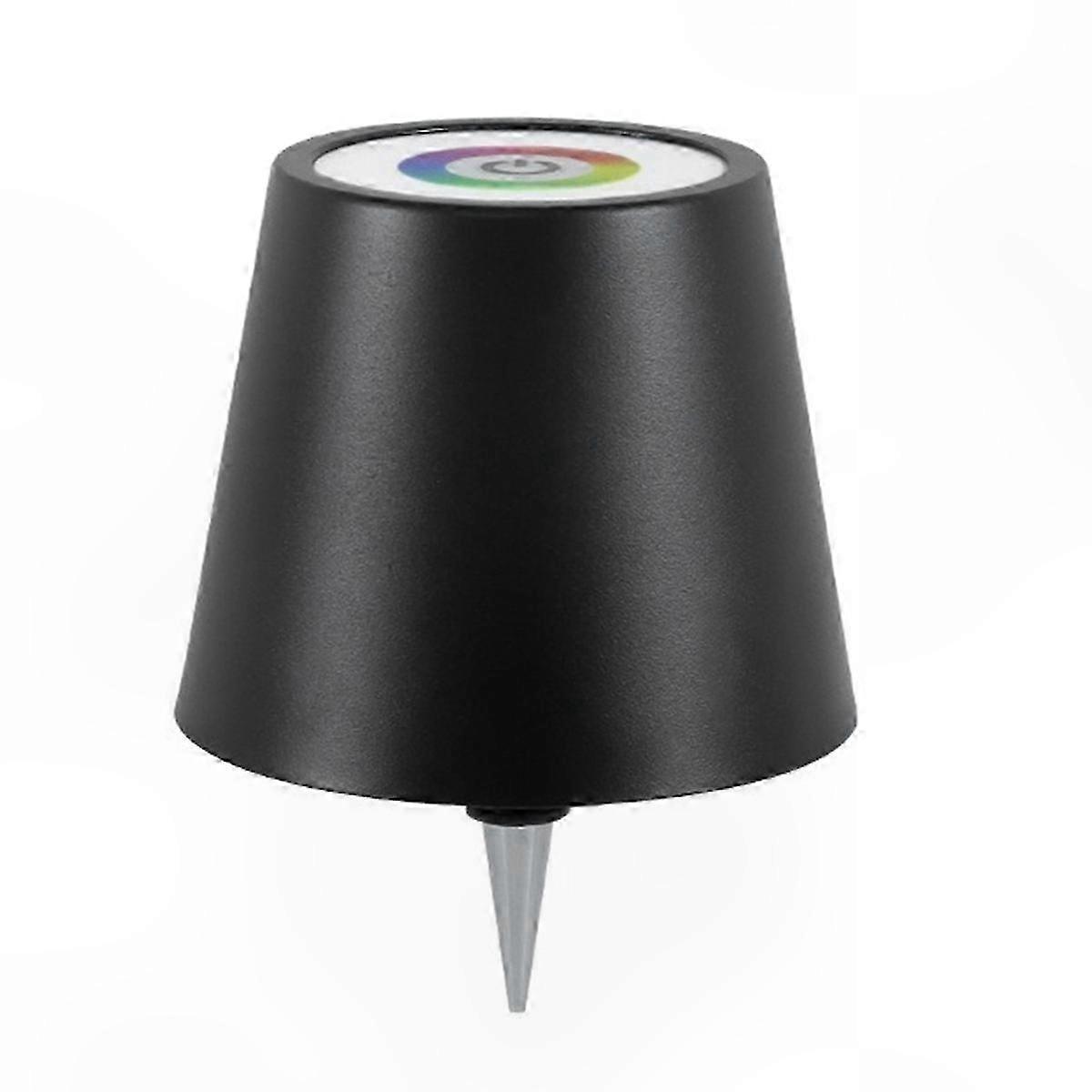 RGB LED Bottle Lamp with Wireless Design, Rechargeable Light with Stepless Dimming and Color Modes Shade for Decorative Lighting