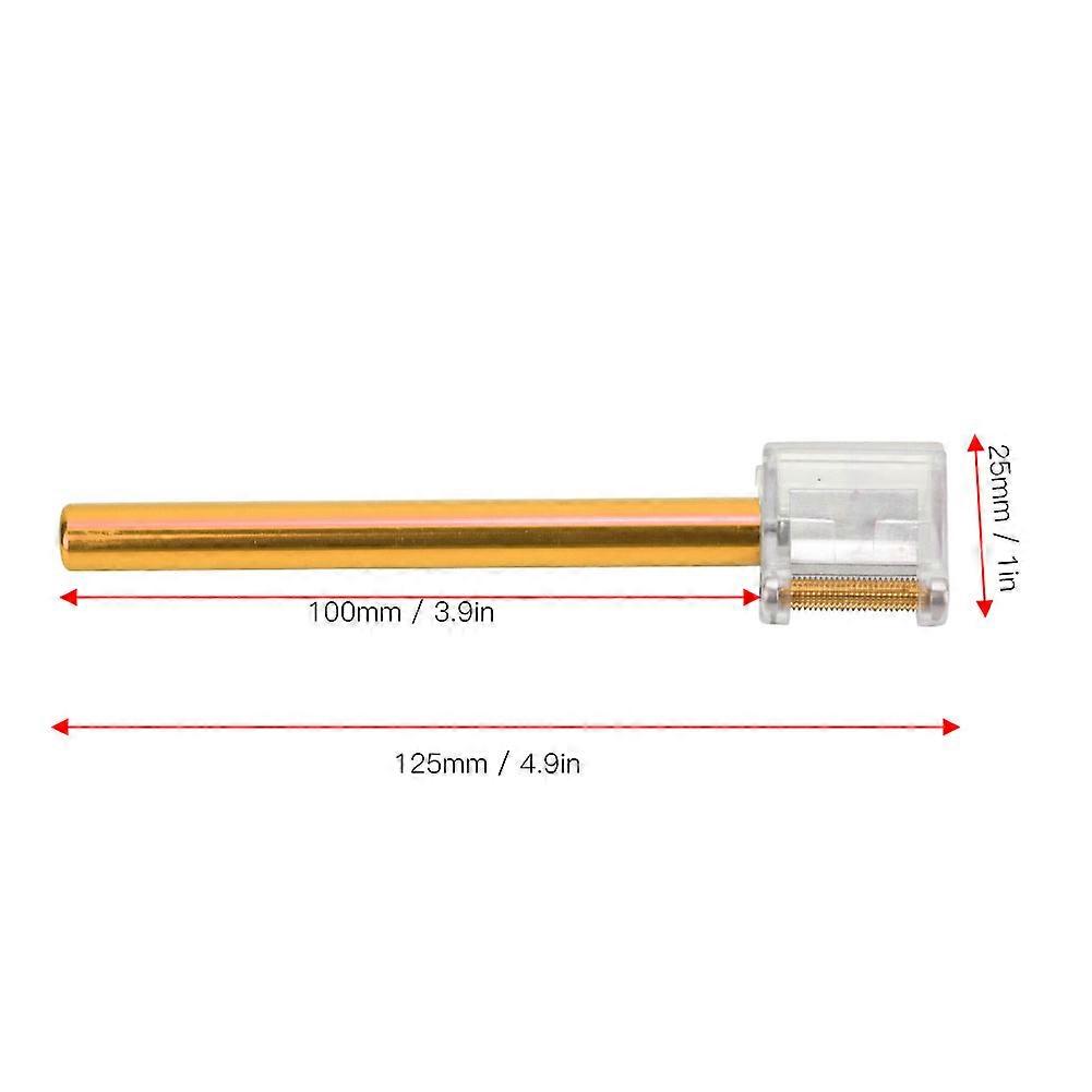 Multi-Function Leather Edge Dye Pen 125mm Gold Roller Tool