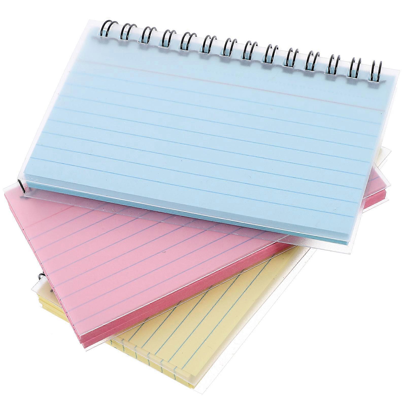 Index Cards Notepads for Writing with -Off 9Pcs Assorted Colors