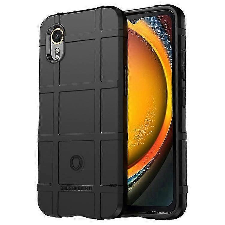 Compatible For Samsung Galaxy Xcover 7 TPU Case Square Grid Protective Phone Cover