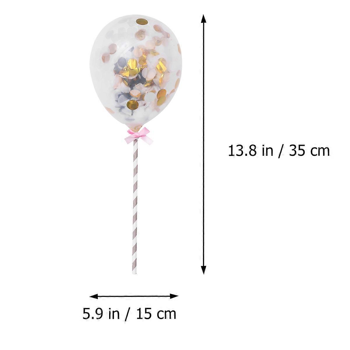Egg Cake Decoration Plugin for Cake Ornaments 10Pcs Balloon Toppers