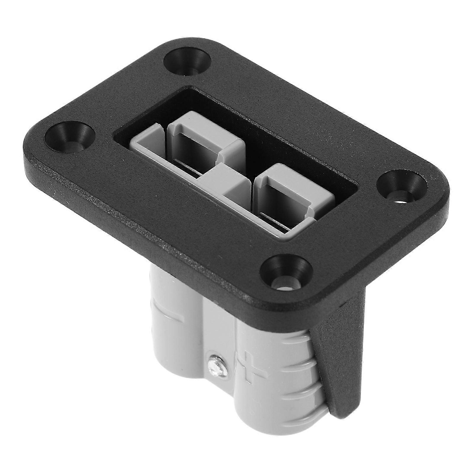 Quick Disconnect Plug Mounting Panel for Automotive Use Flush Mount Black Plastic Material with Disconnect Protection 1 Set