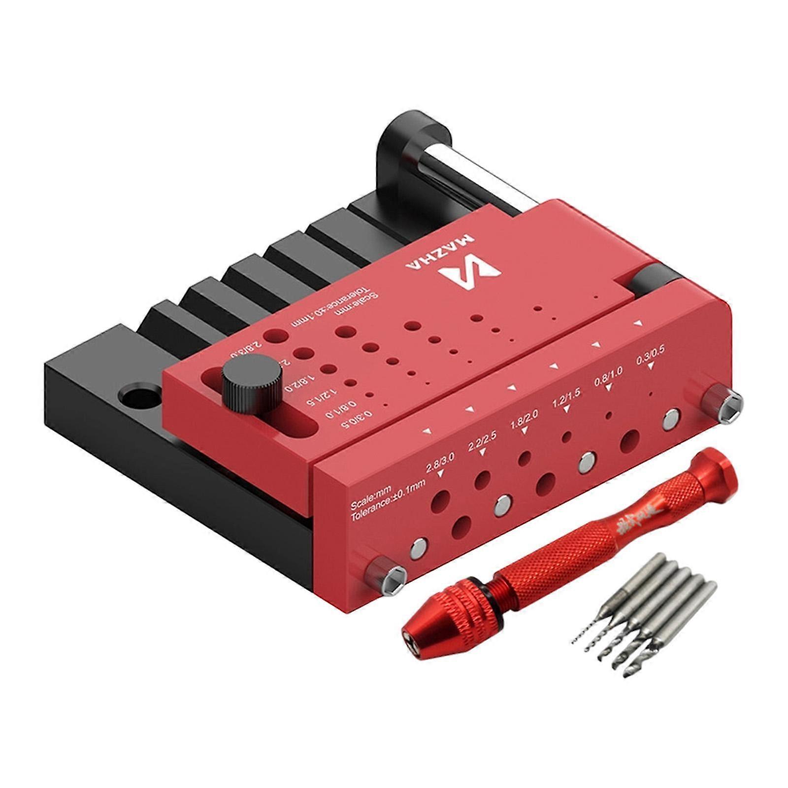 Doweling Jig Kit Self Centering Practical Handheld Round Bar Drilling Guide