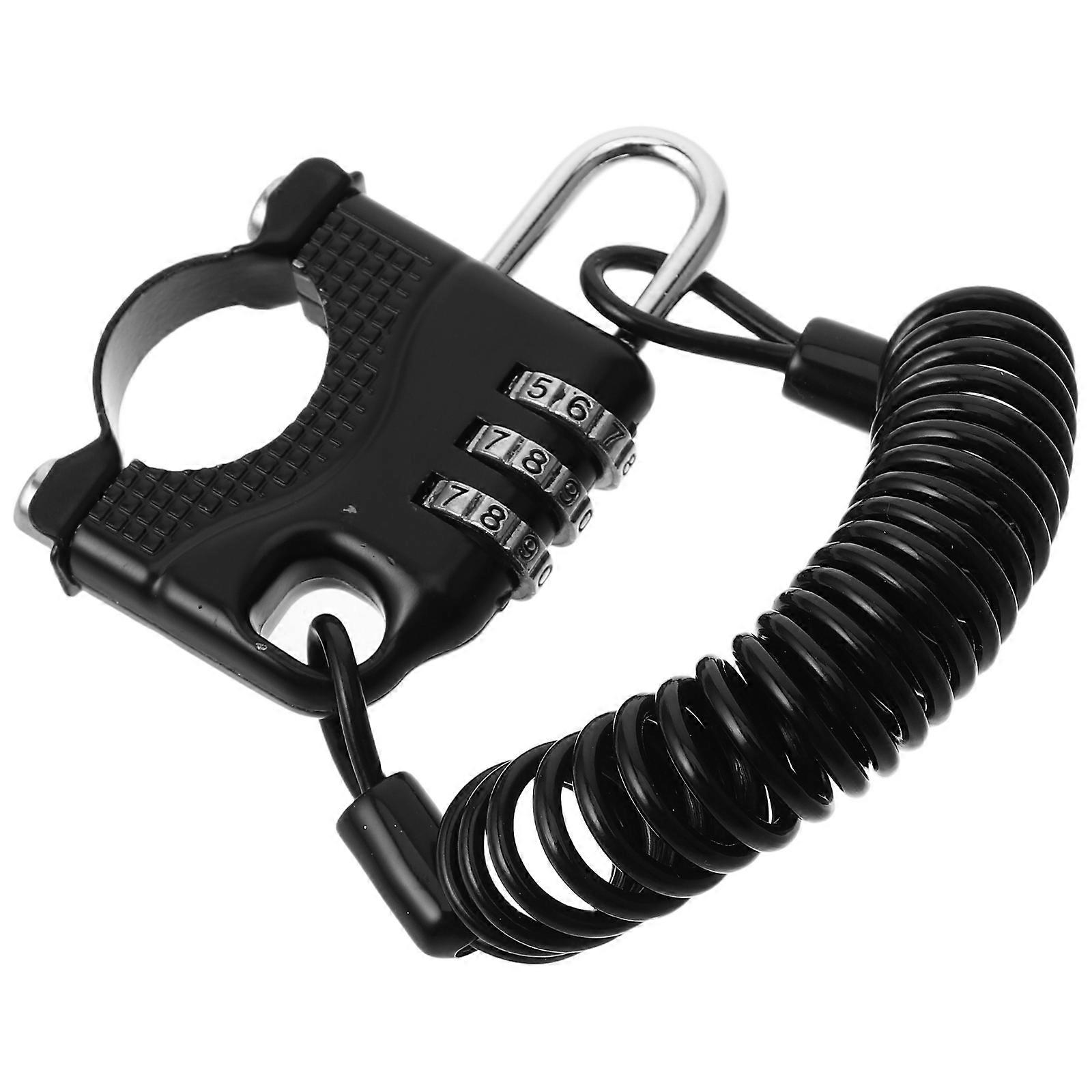 Motorcycle Lock Password Security Lock with 3Pcs for Anti Theft Use