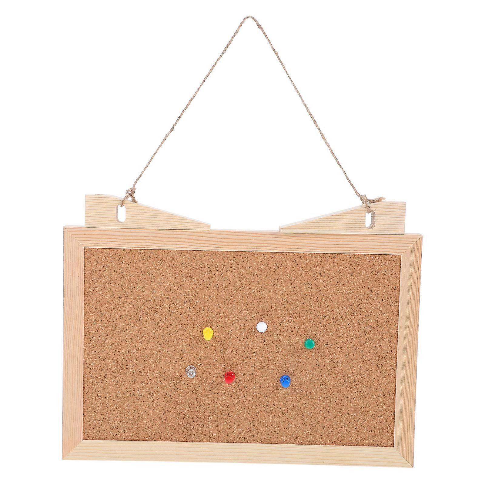 Office Board for Desk Small Cork Board for Leaving Message 3Pcs Set