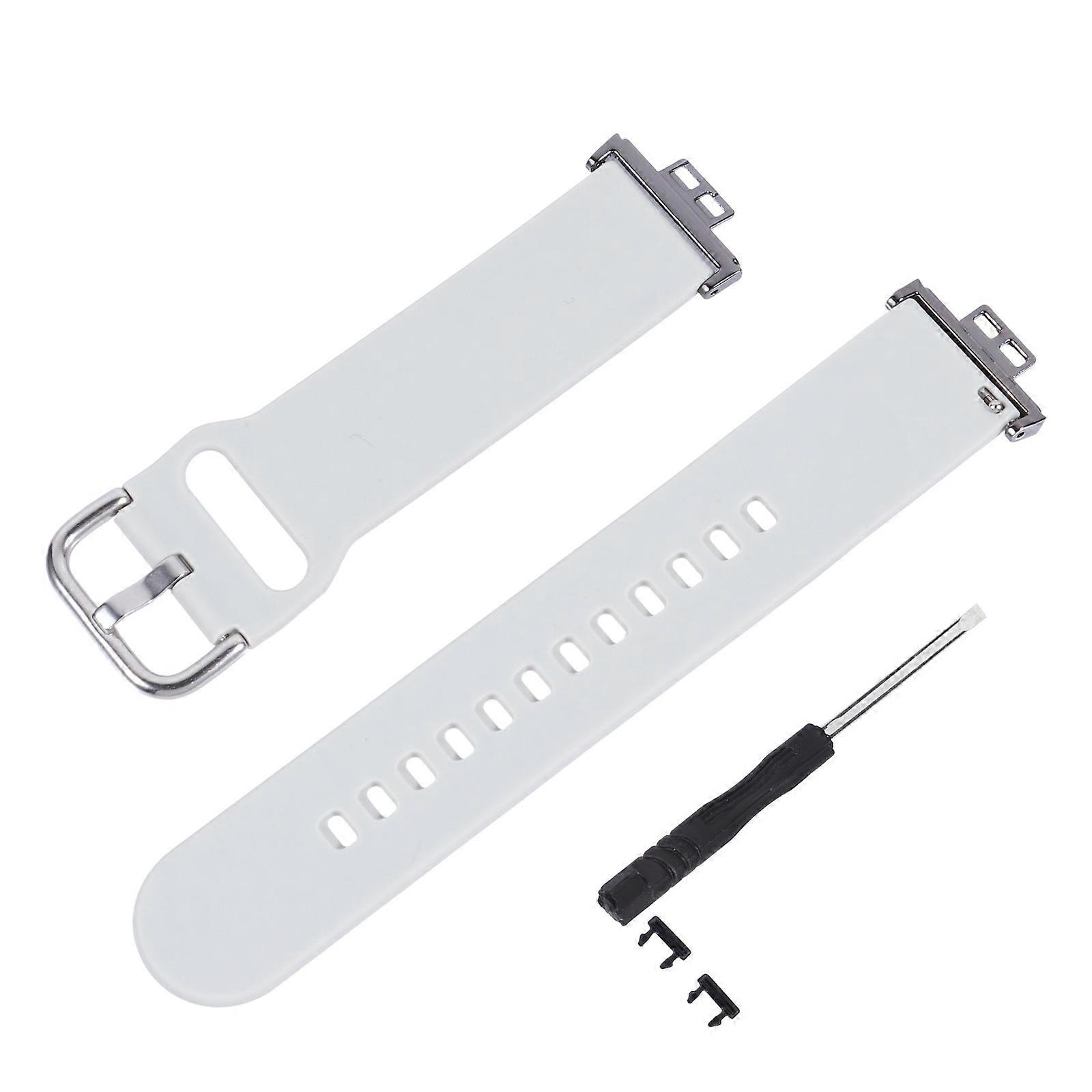 Grey Watch Strap for Decor Durable Silicone Band Compatible with Huawei Fit