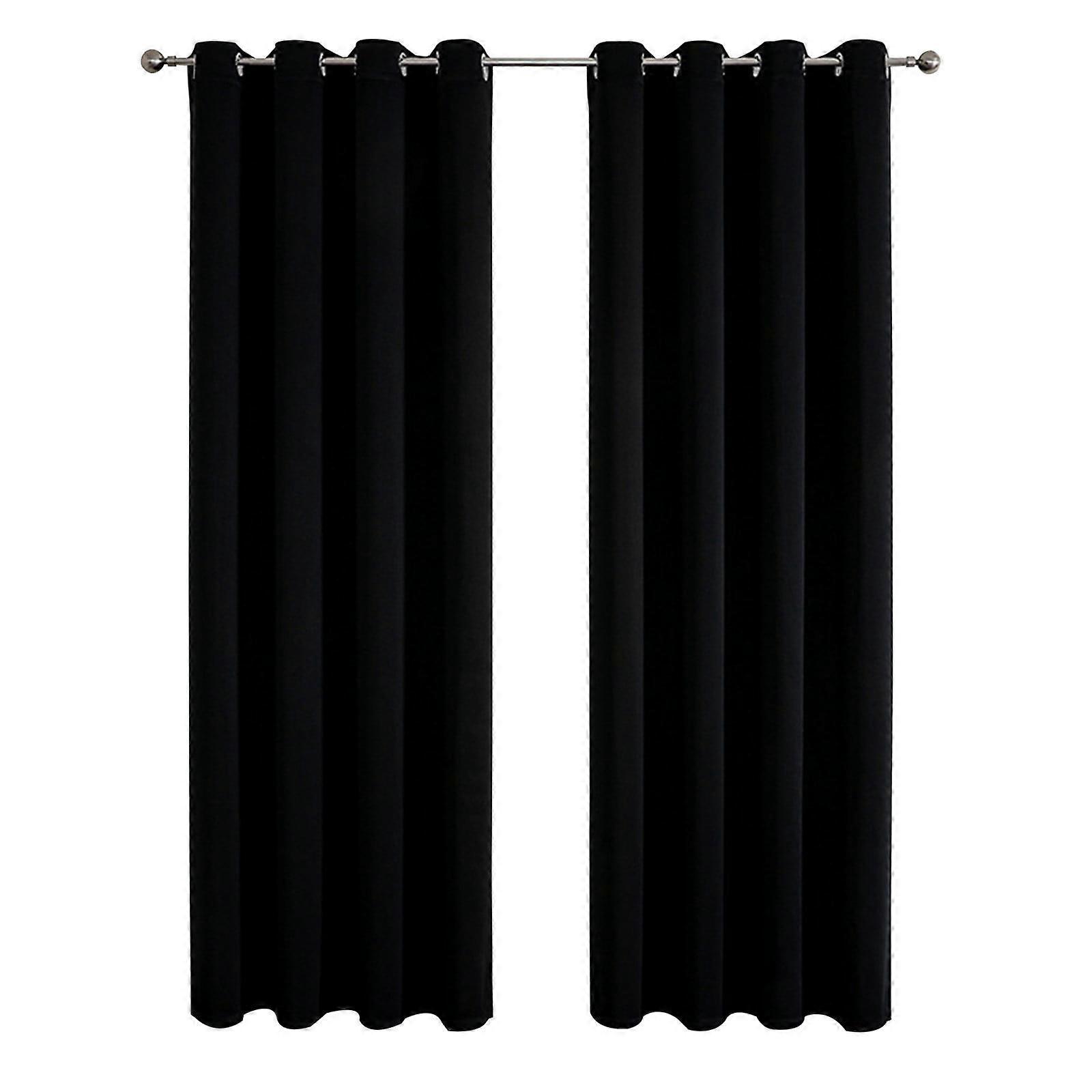 Zmeidao Blackout Curtains for Ceiling Track, Back Tab Loop Pocket Pinch Pleated Drapes for Patio Sliding Glass Door, W39 x L51