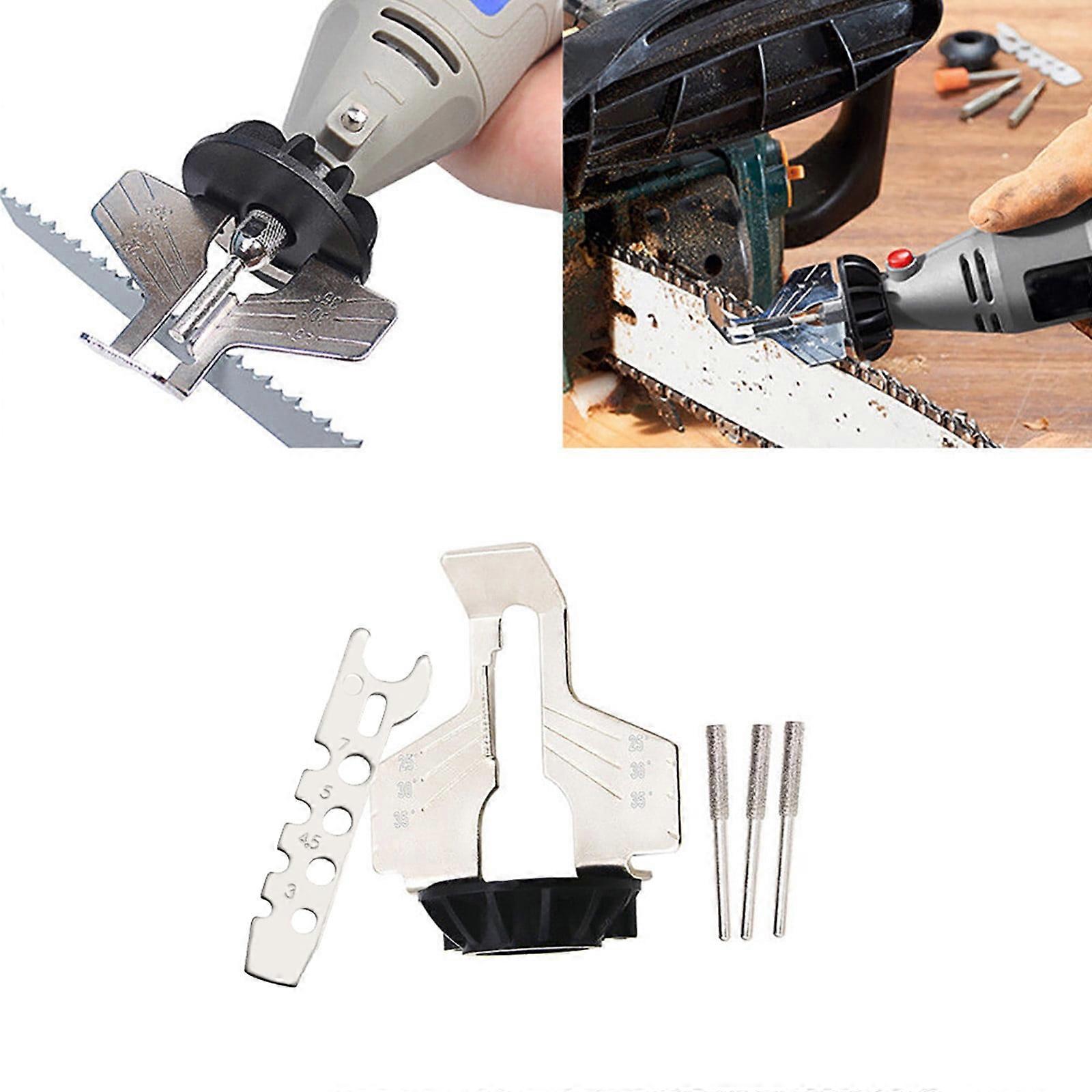 ZENMELE Adapter Chain Power Saw Drill Hand Tool Attachment Sharpener Sharpening Tools & Home Improvement