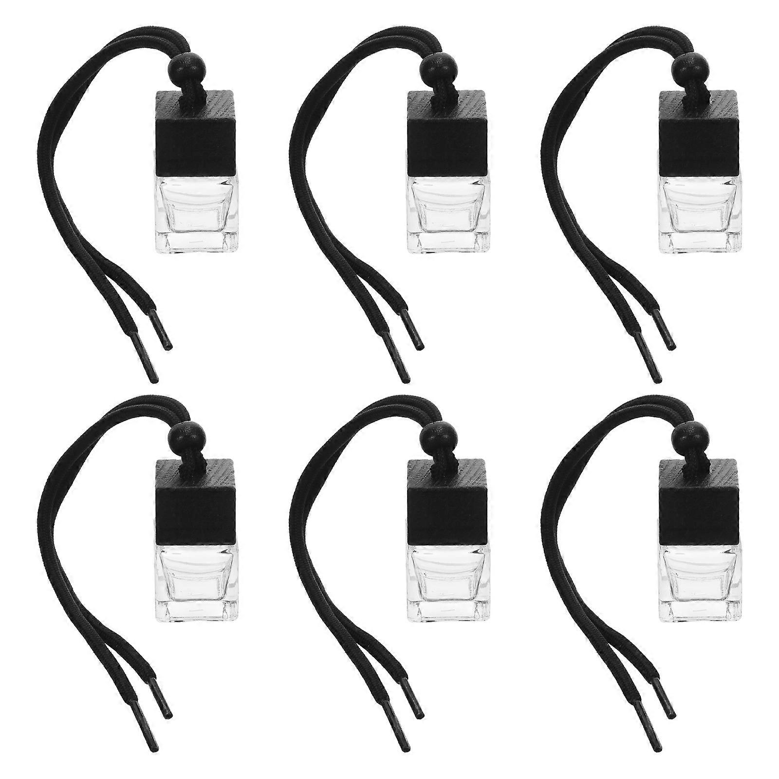 Car Air Freshener Glass Diffuser Refillable for Storage 24Pcs Transparent
