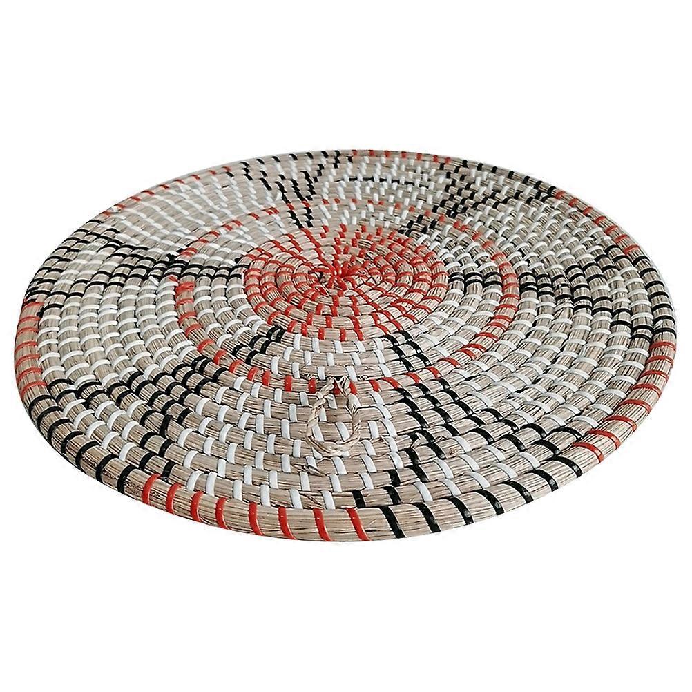 Straw Woven Placemat with Heat Insulation for Household Use 2Pcs
