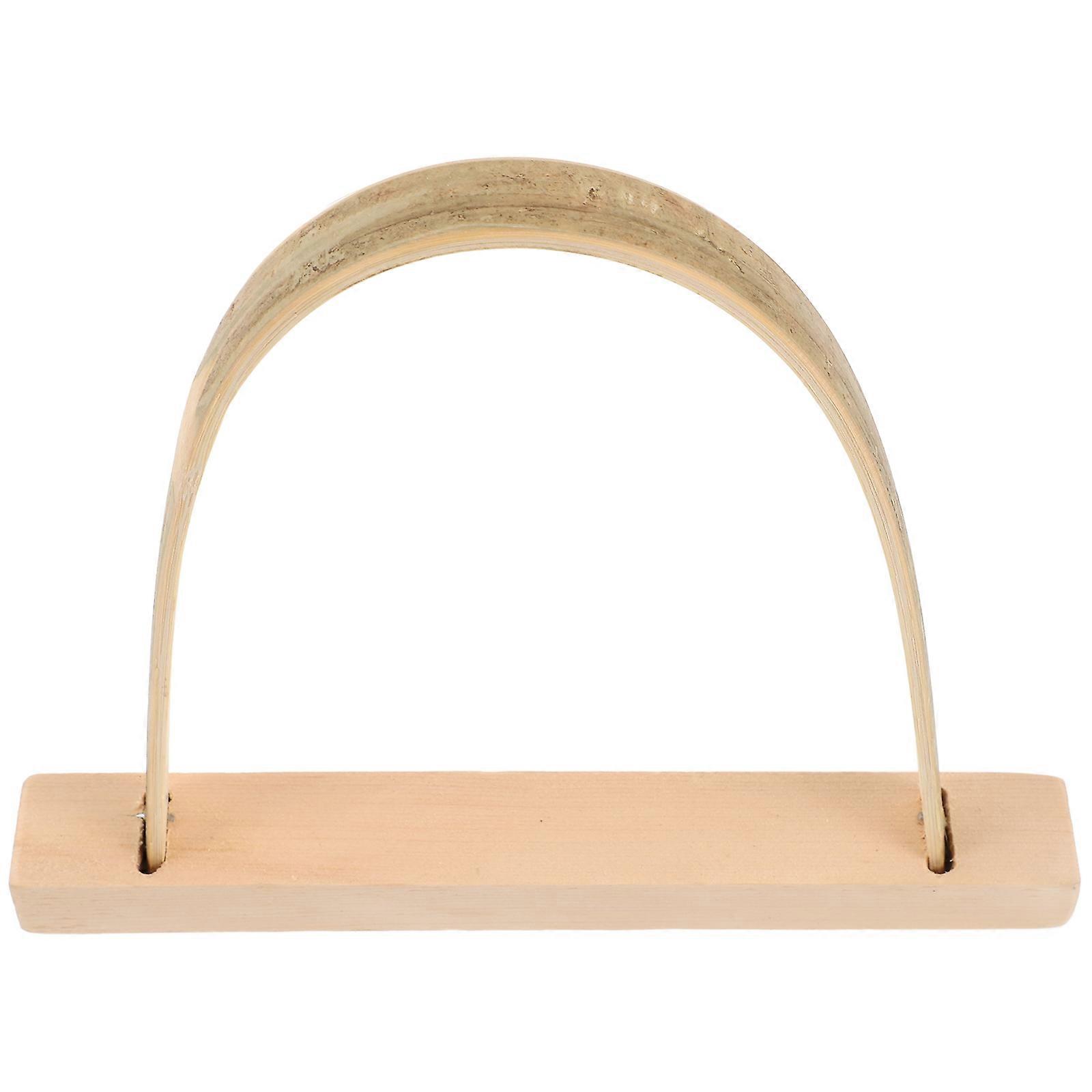 Silkworm Balls Wooden Frame for Teaching 2Pcs Handicraft Beige Material