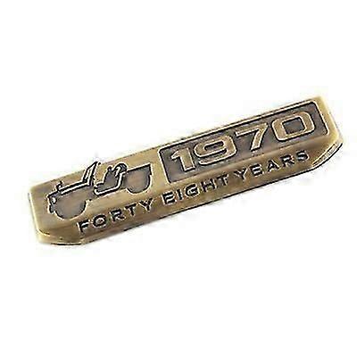 Apply to 2019-2020 jimny JB74 JB23 JB43 JB64 Exterior accessories rear door logo 1970 Commemorative Mark