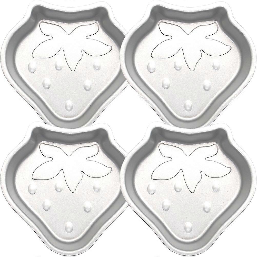 Non-stick Baking Molds Carbon Steel Molds For Family Dinner 10.7X10X2.3CM 8 Pcs
