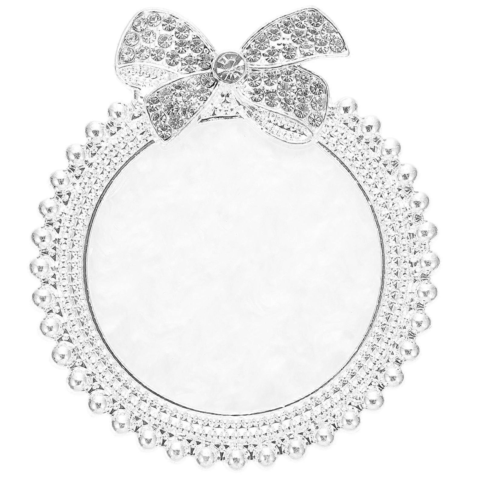 Pigment Mixing Plate Manicure Color Pallet for 3Pcs with Silver Frame