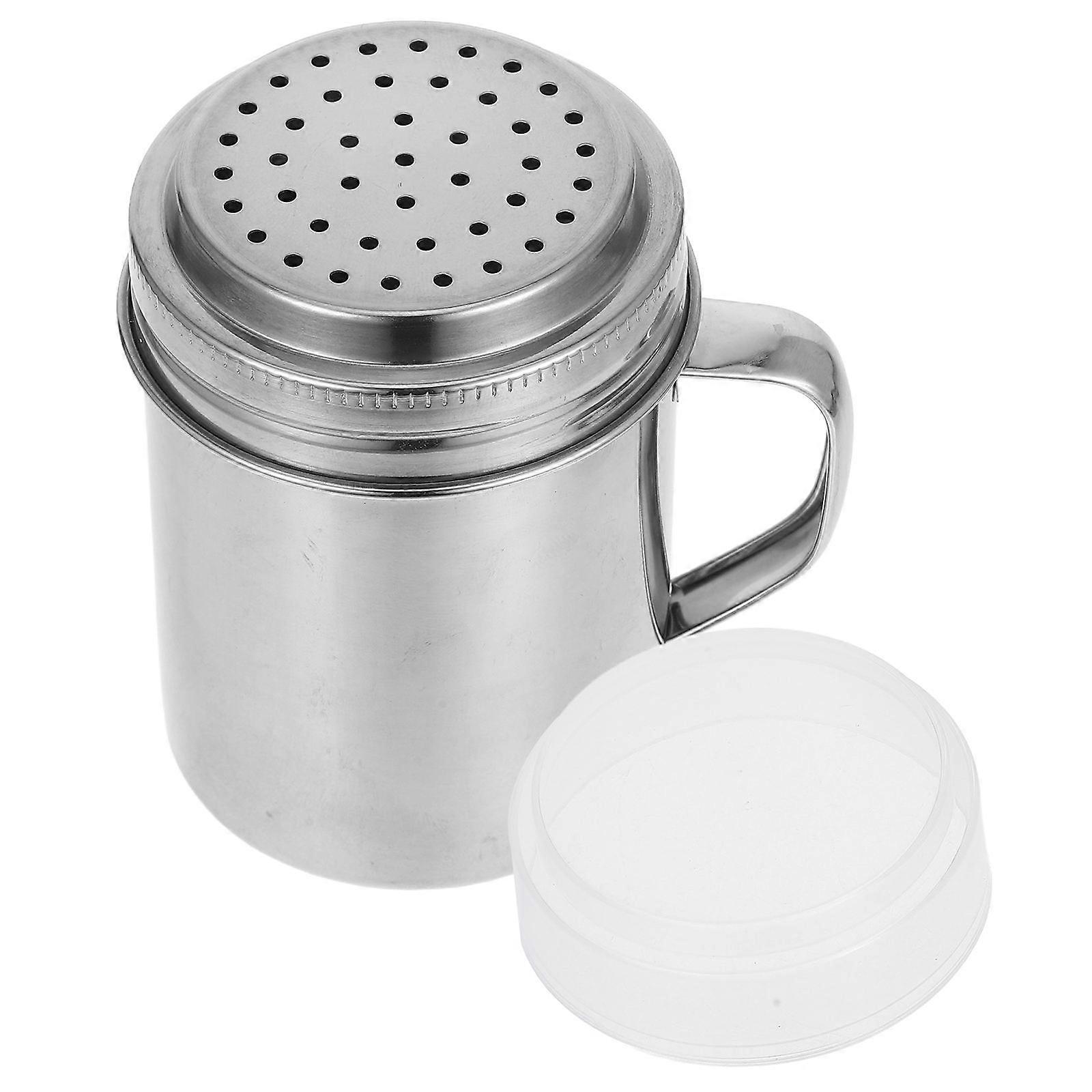 Pepper Shaker Stainless Steel Kitchen Shaker for Cooking 2Pcs
