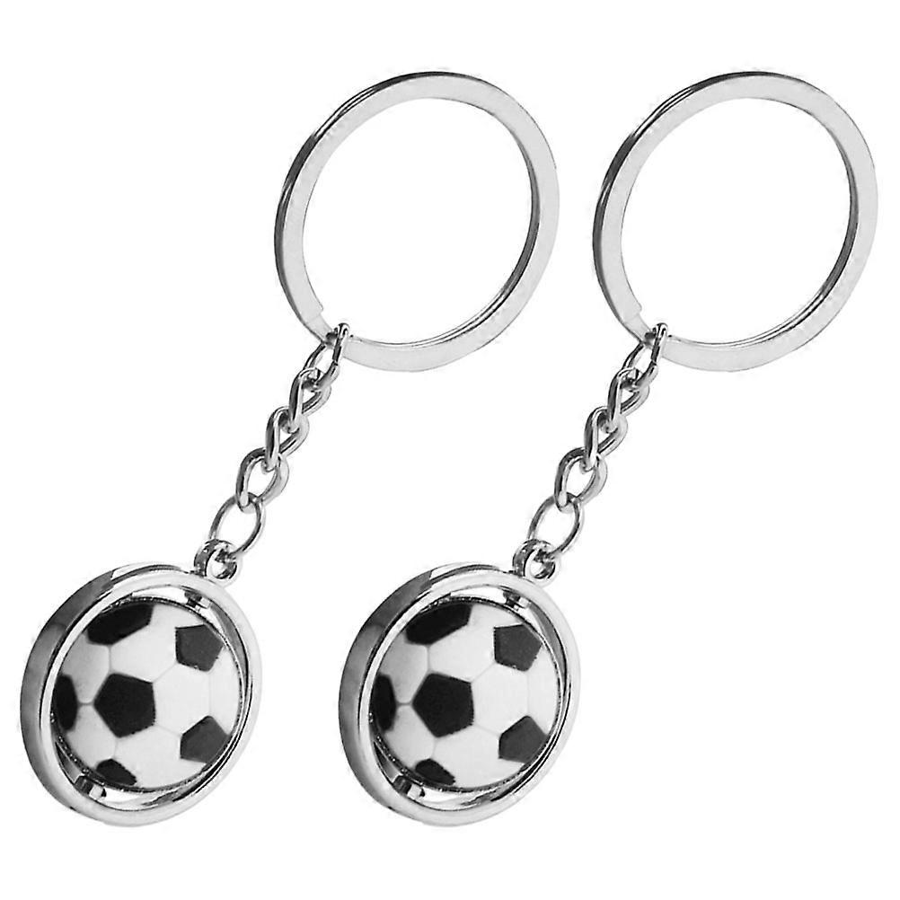 8 Pcs Stylish Multi Colored Soccer Ball Keychains For Kids School Use Featuring Compact Football Shape And Key Organization Functionality