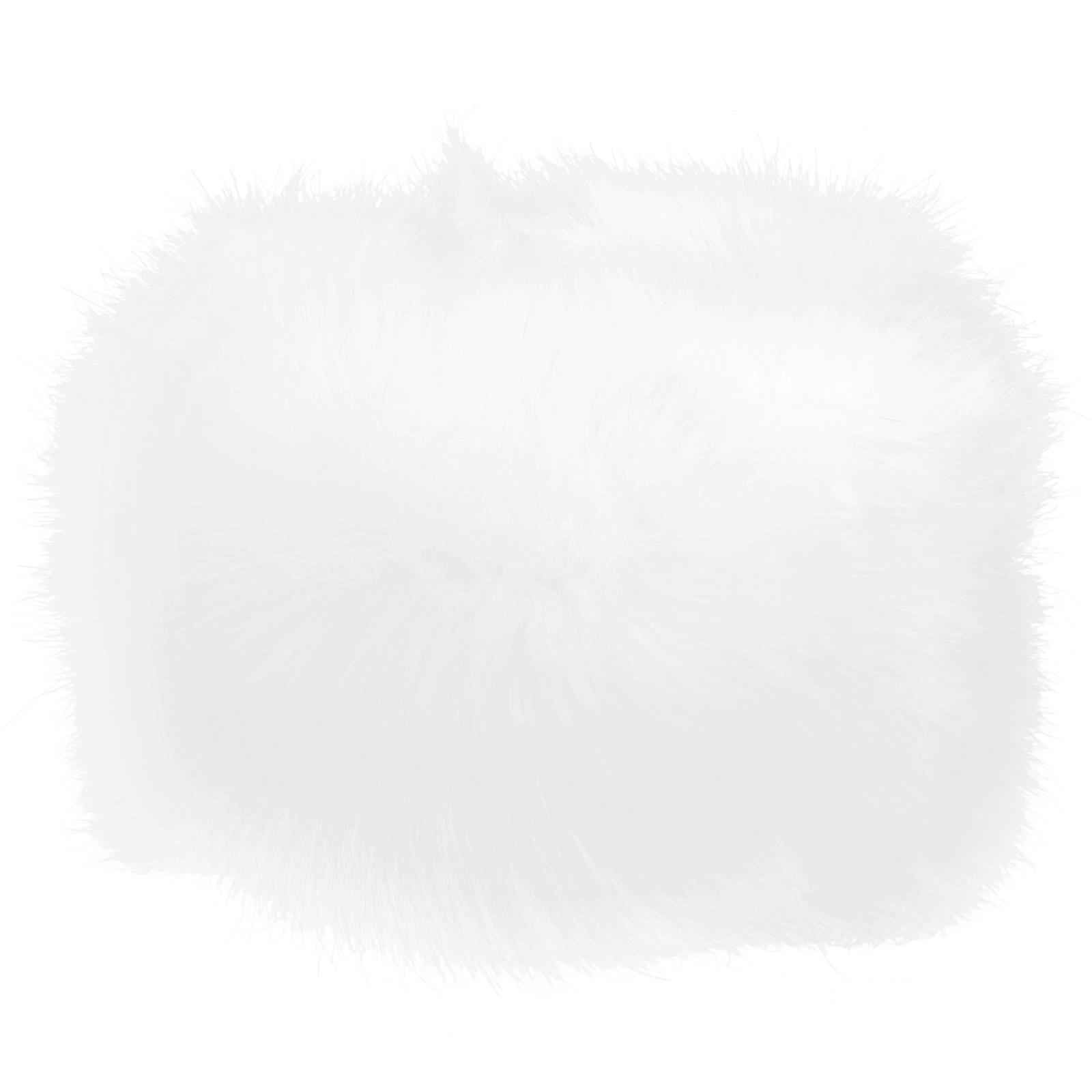 White Clothing Accessory for Protection with 2Pcs Plush Oversleeve