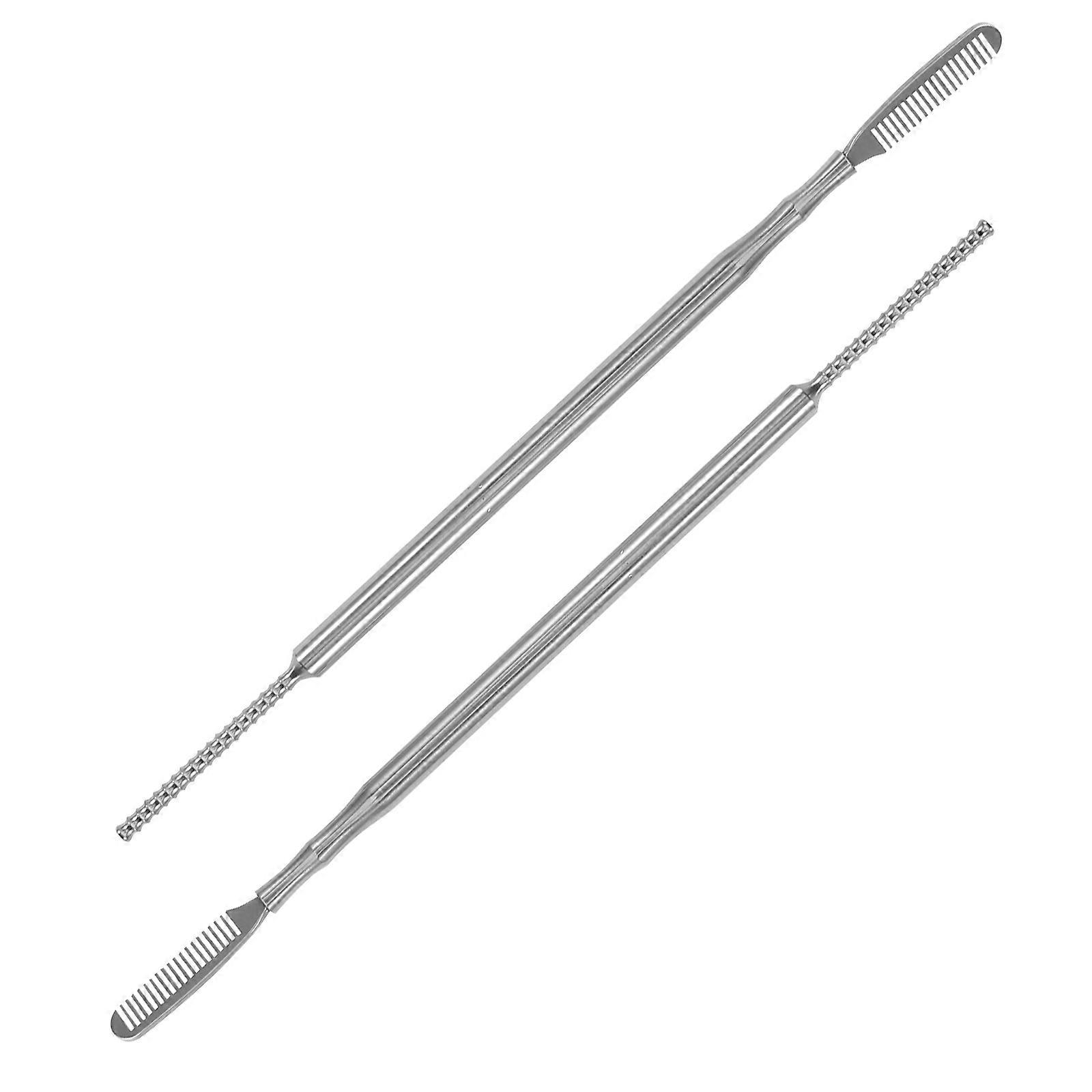 2Pcs Dual-ended Eyelash Lift Tool Featuring Lash Combing And Curling For Makeup Artists And Beauty Enthusiasts