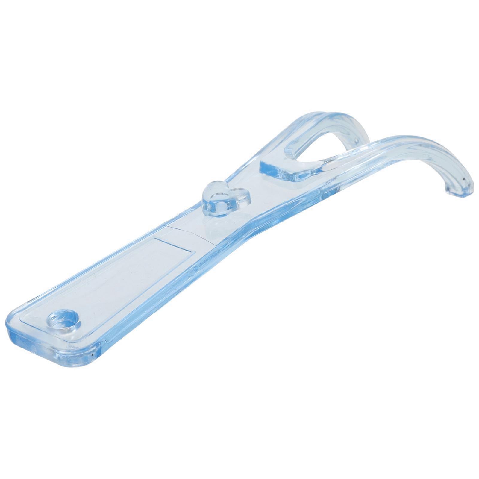 Replaceable Dental Flosser For Adults With Non-Slip Grip Designed For Daily Oral Care In Blue 1Pcs