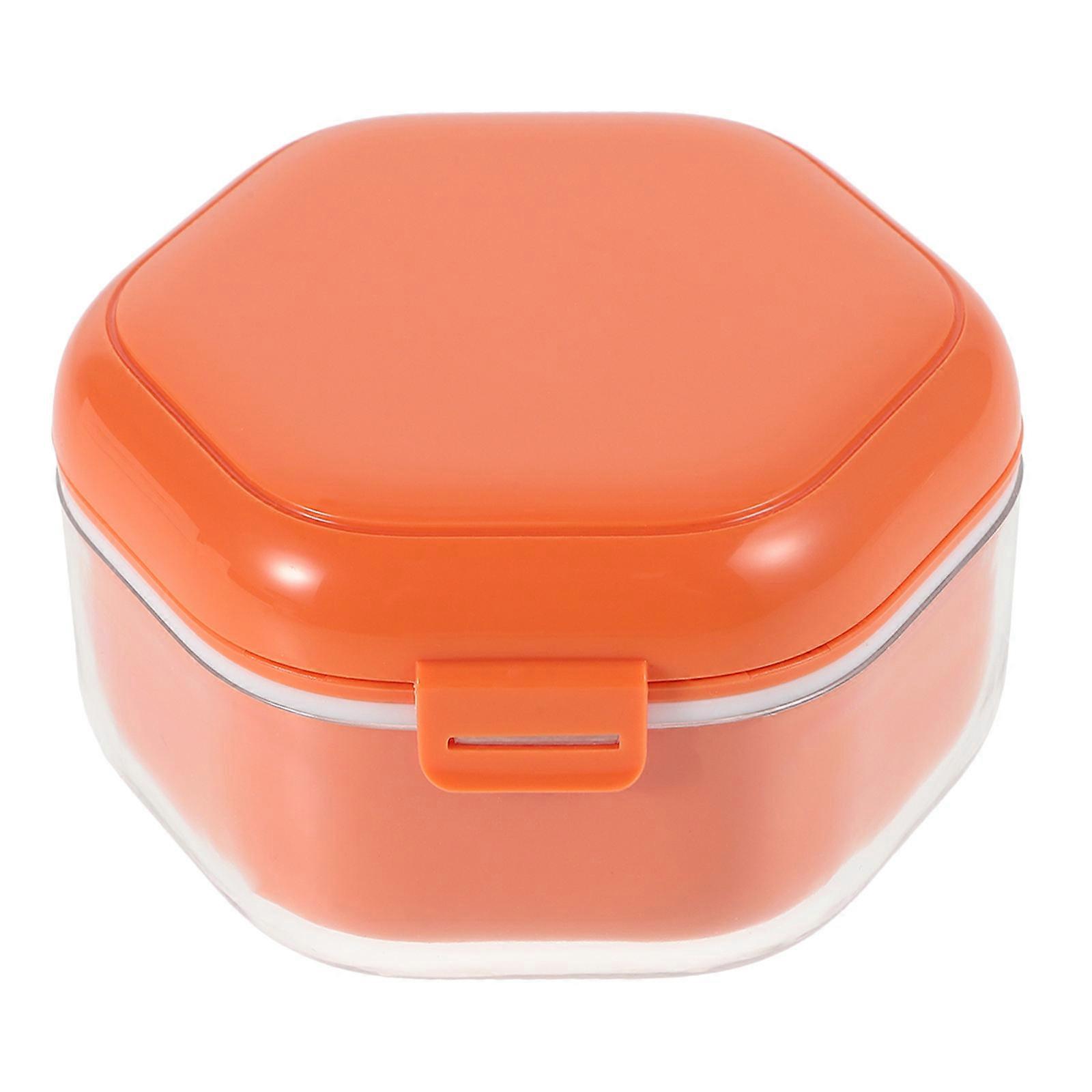 Plastic Retainer Holder Teeth Braces Storage Case for Portable 5Pcs