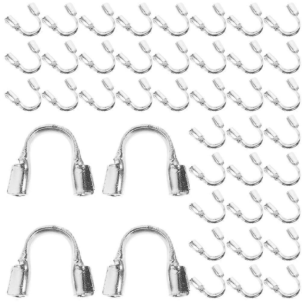 Metal Thread Protector U Shape Wire Guardian for DIY Bracelets 800Pcs