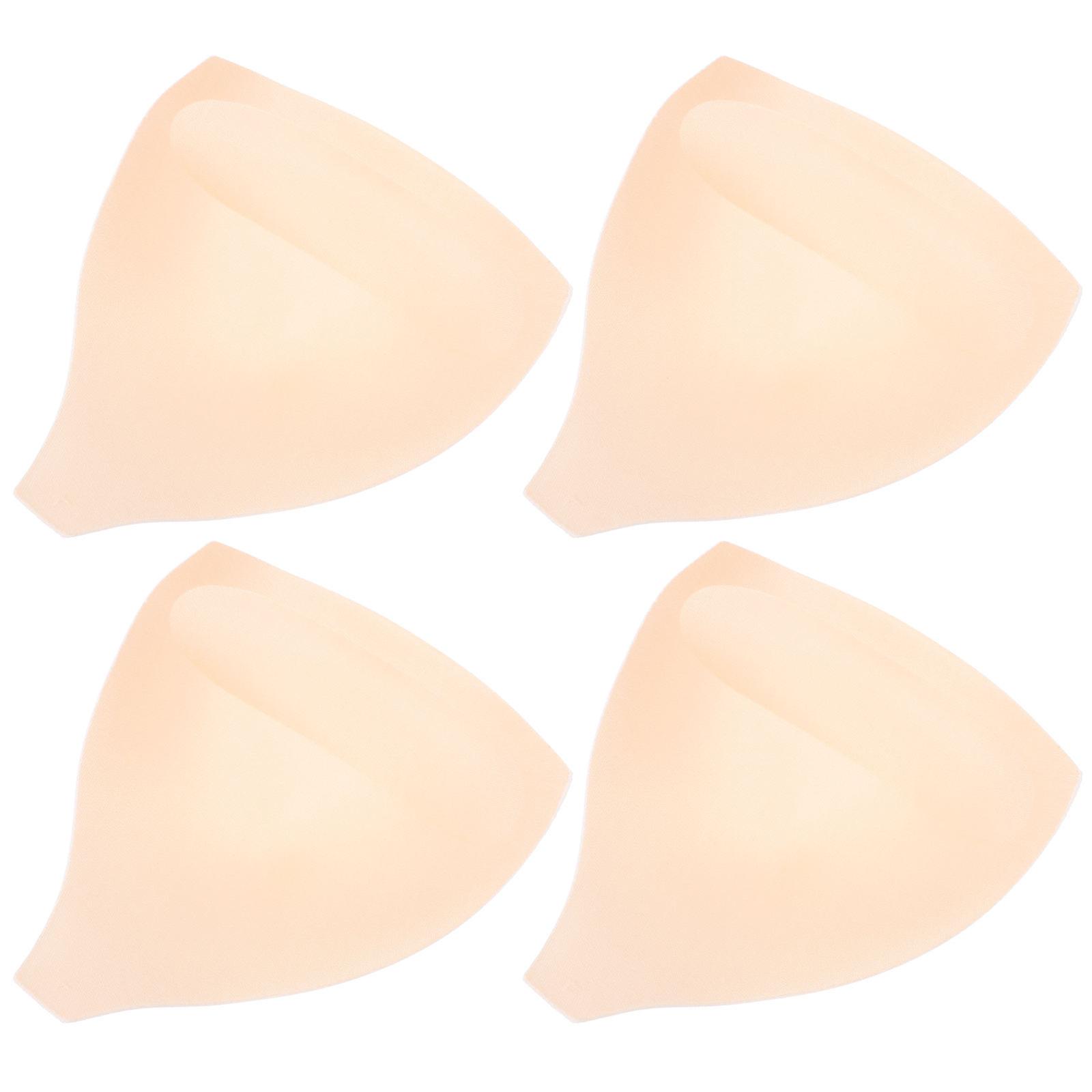 Bra Padding Inserts Sports Bra Cups Inserts for Women 8Pcs Beige Material