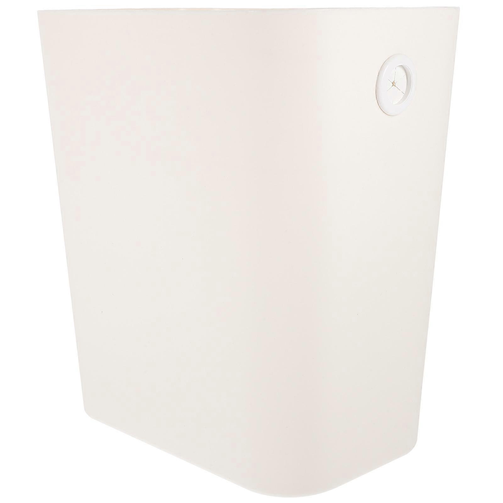 Small Trash Can Plastic Wastebasket for Bedroom 2Pcs Garbage Can