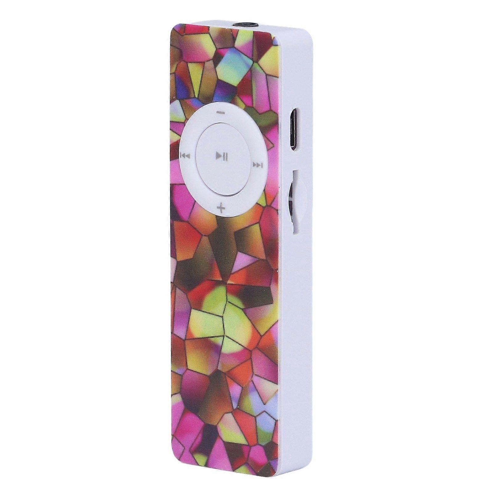 MP3 Player Build in Speaker Portable Music Player Supports Up to 64GB for Running Traveling Business Type B