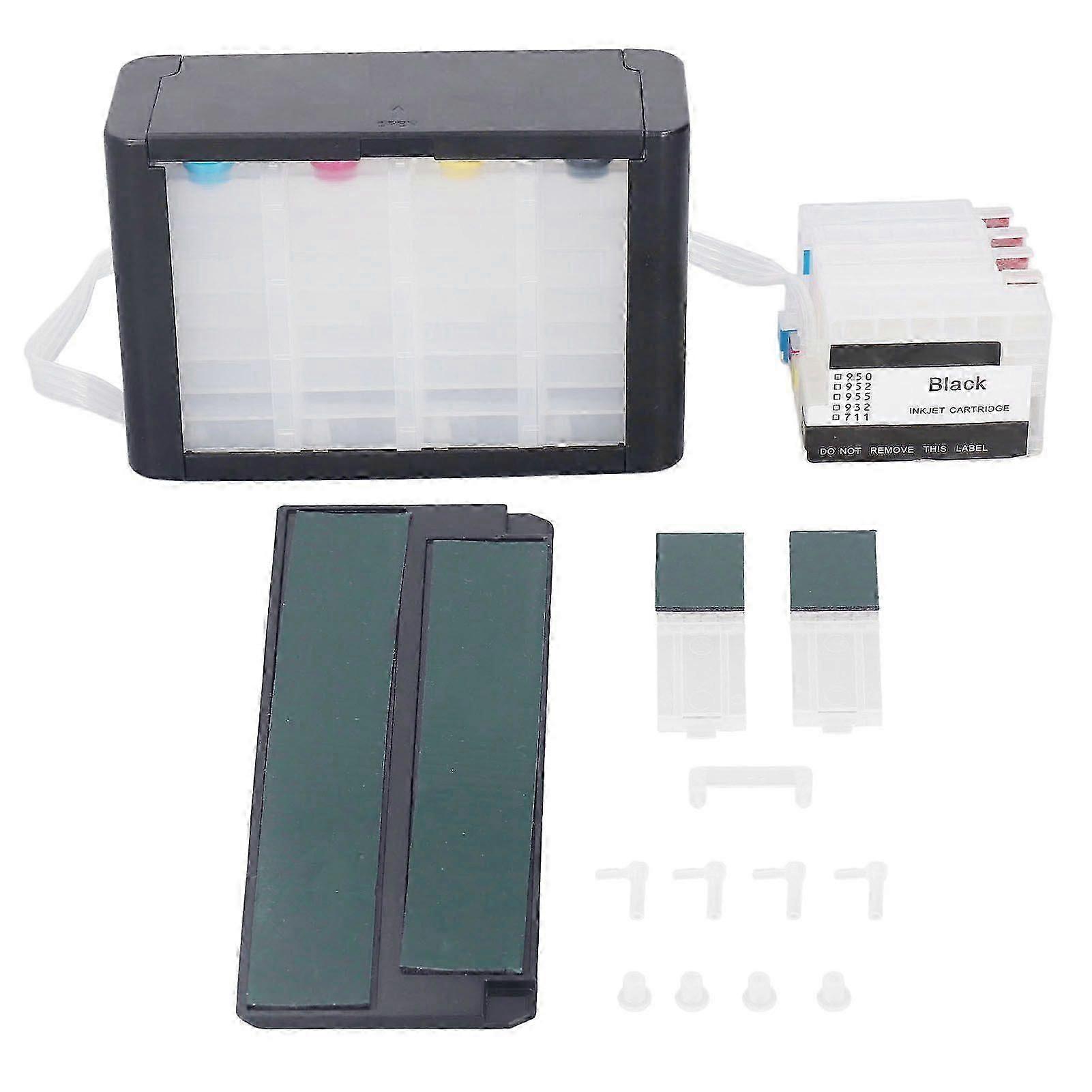 High quality  Continuous ink supply cartridge with permanent chip 4 color refill