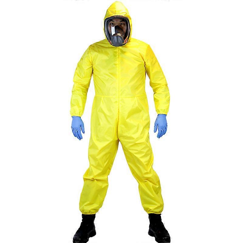 Halloween Cosplay Costume for Men & Teens – Breaking Bad 3-Piece Meth Cook Outfit, One Size
